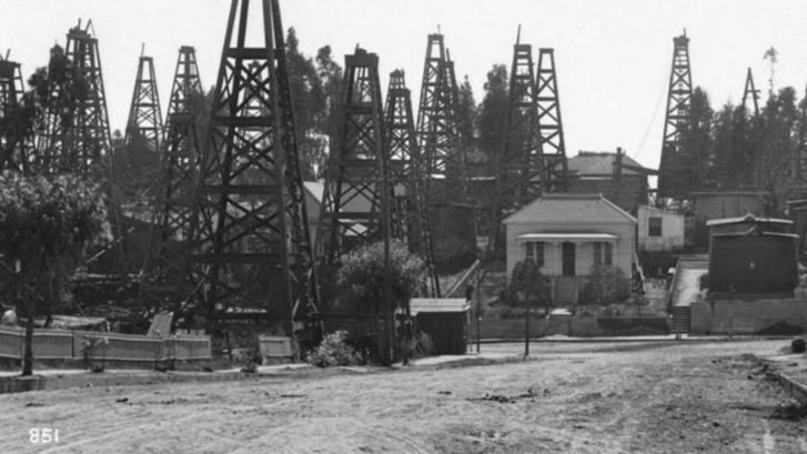 Los Angeles was an oil town
