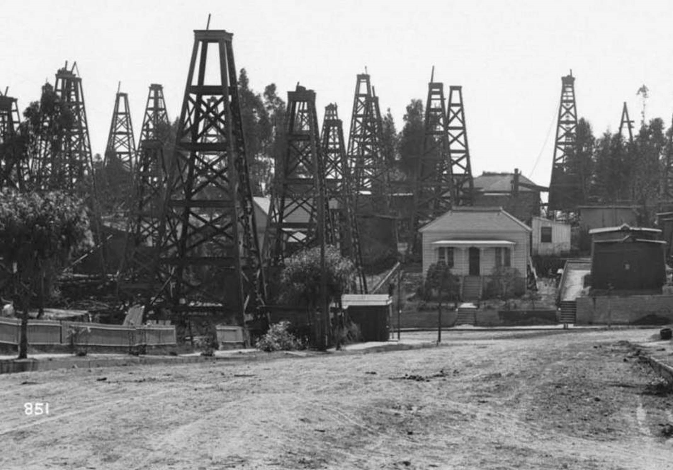 Los Angeles was an oil town
