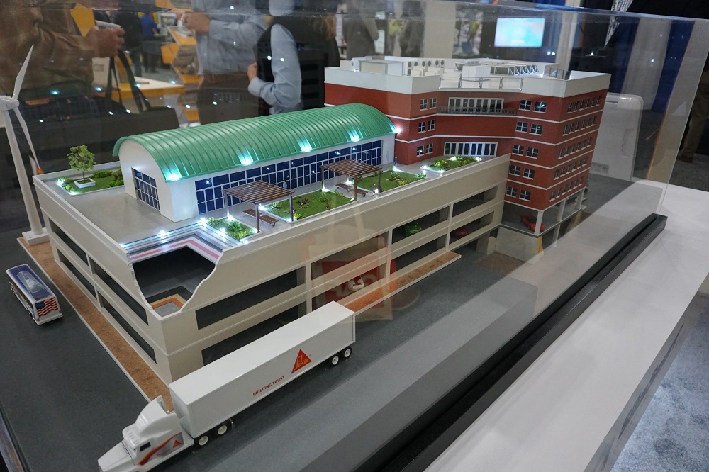 Interactive Display from Sika illustrating their complete