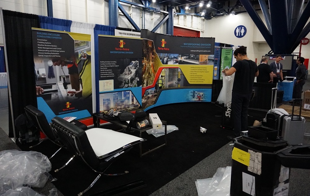 Terra-Petra booth set up #RCI2018