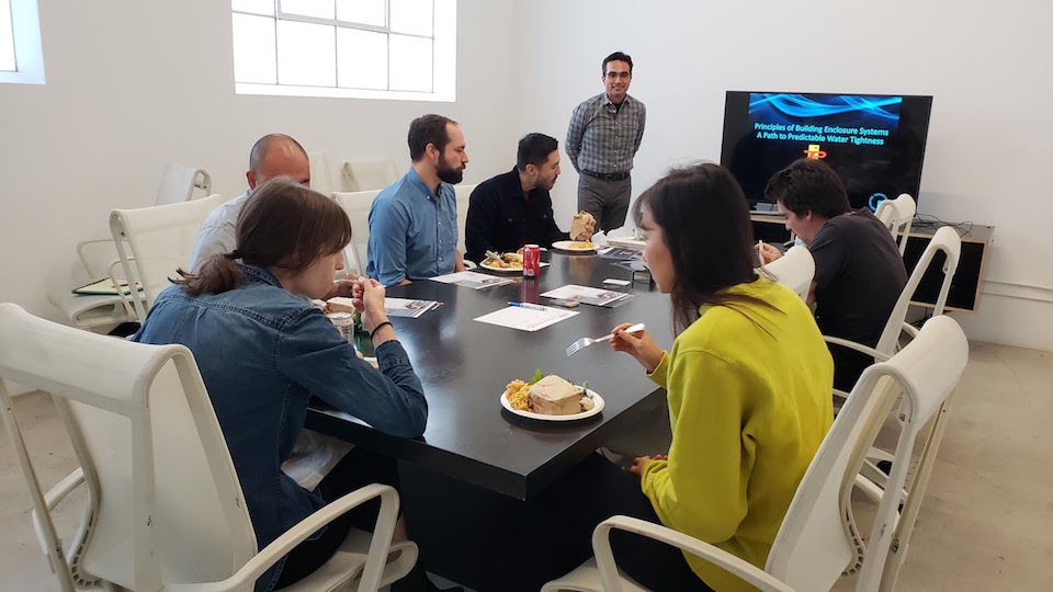 Lunch & Learn Program on Principles of Building Enclosure Systems for Lorcan O'Herlihy